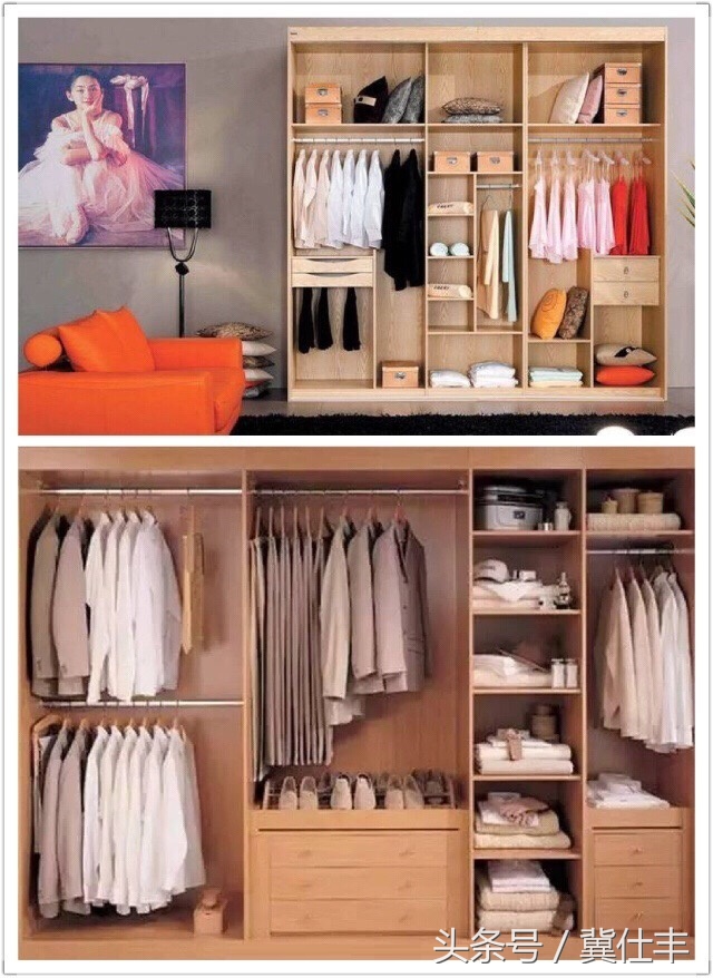 定制衣柜颜色搭配效果图视频,定制床头柜与衣柜一体效果图