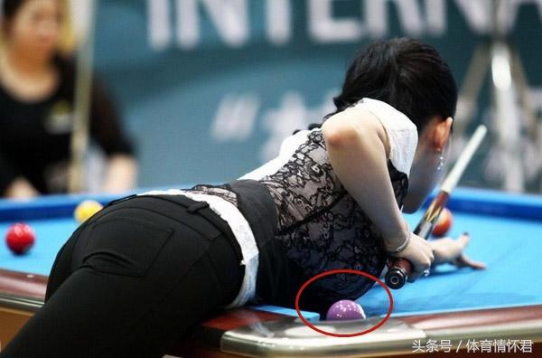 台球美女裁判绝技惊人，能双腿夹碎核桃比下潘晓婷
