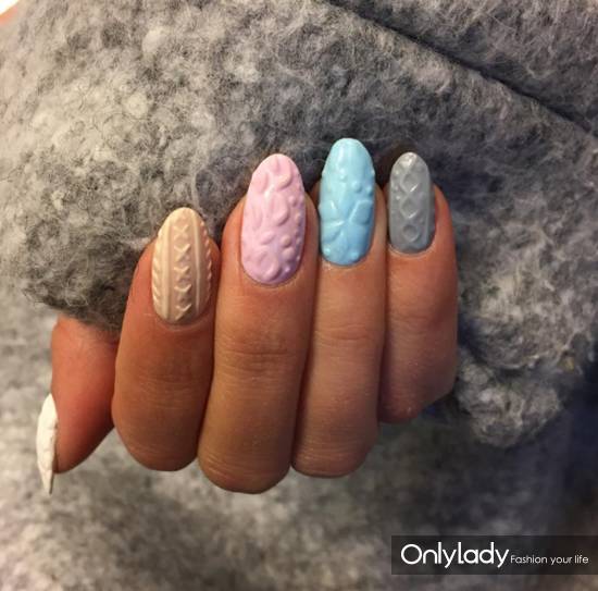 美甲款式推荐2024夏款手绘美甲,美甲款式手绘爆款美甲图显白