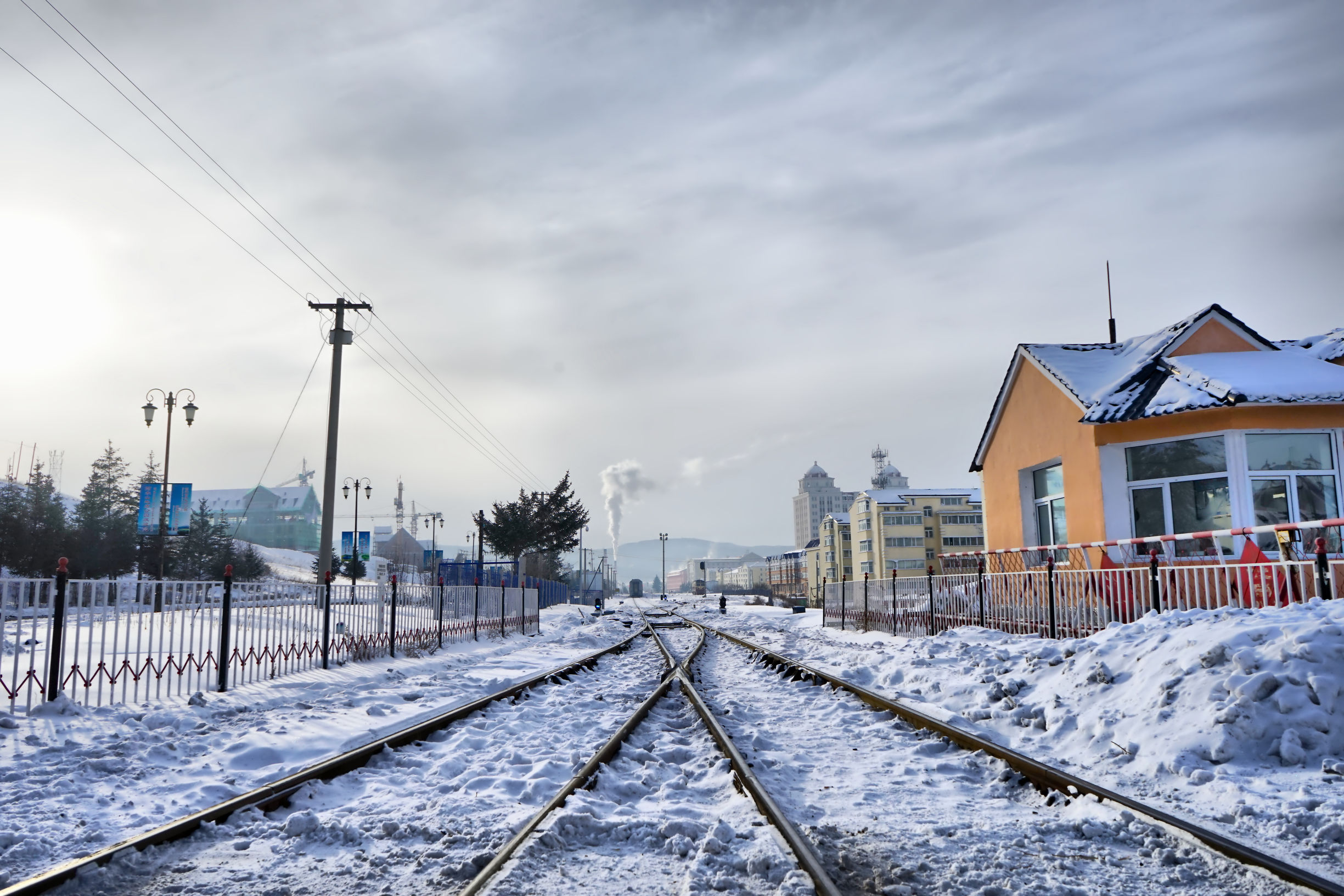 穿越内蒙古大草原雪景,来内蒙古大草原看雪