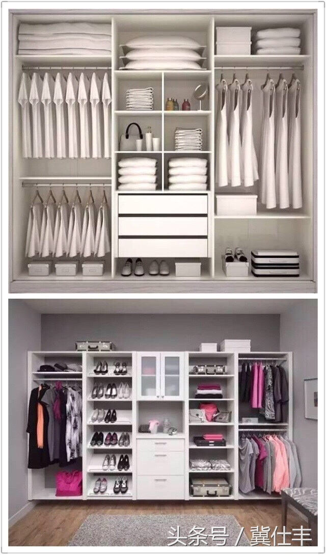 定制衣柜颜色搭配效果图视频,定制床头柜与衣柜一体效果图