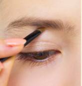 野生眉假皮眉形画法,野生眉的化妆教程