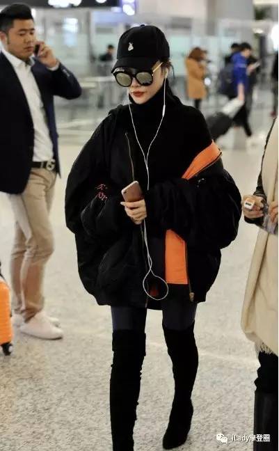 女明星机场look,盘点当红女明星们的机场照片
