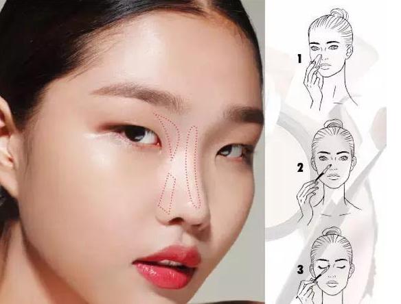 又大又塌的鼻子怎么化妆,塌鼻子怎么化妆好看又高级感