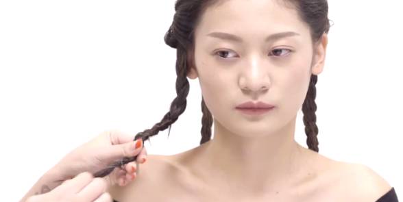 自然卷发怎么变直发不用任何工具,直发如何卷发无卷发棒