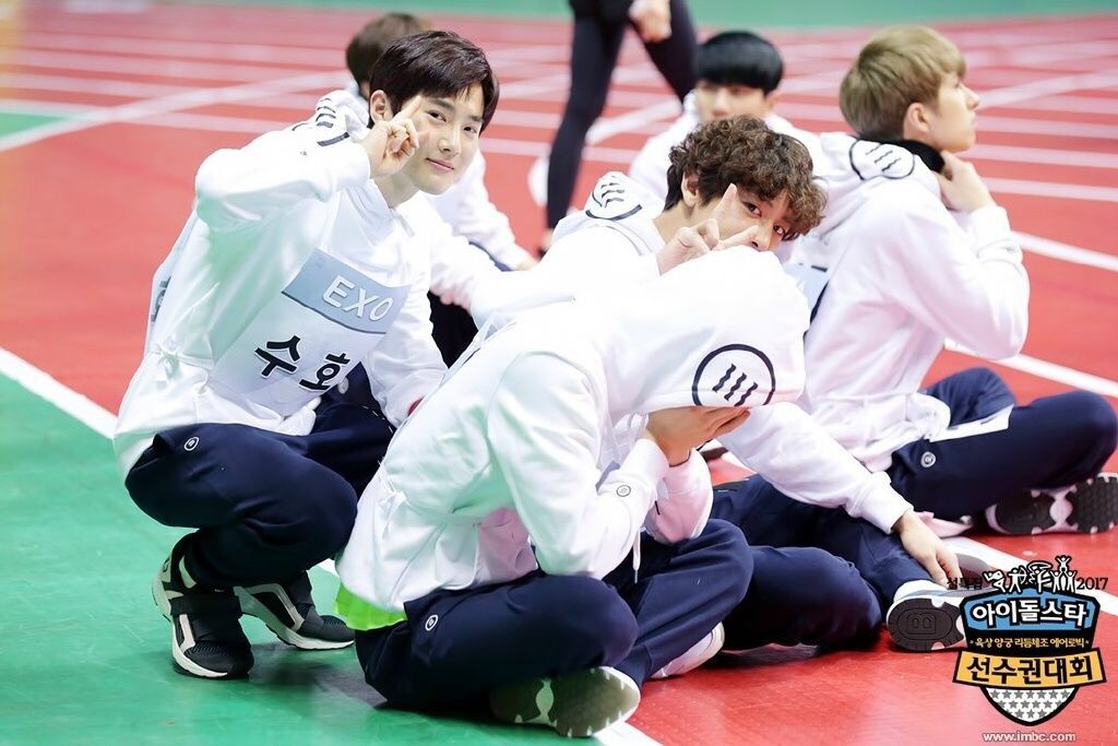 偶像运动会EXO,偶像运动会exo薄荷绿