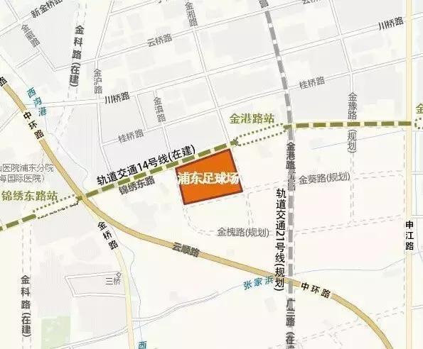 未来规划建设的专业足球场,浦东足球场建设近况