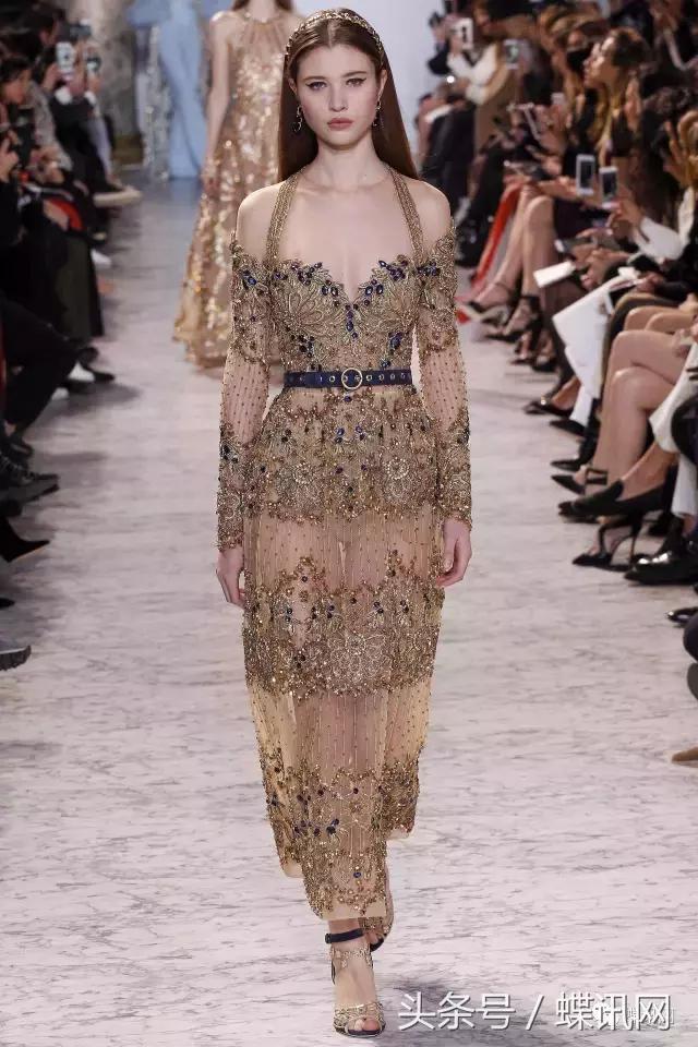 eliesaab2023春夏高定秀,eliesaab巴黎2019高级定制时装周