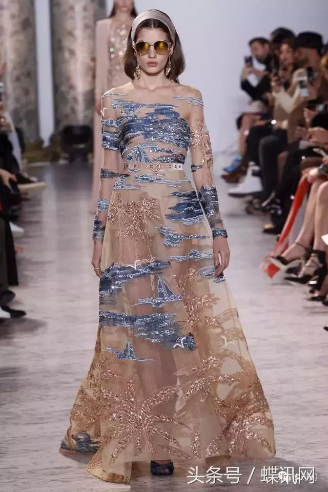 eliesaab2023春夏高定秀,eliesaab巴黎2019高级定制时装周