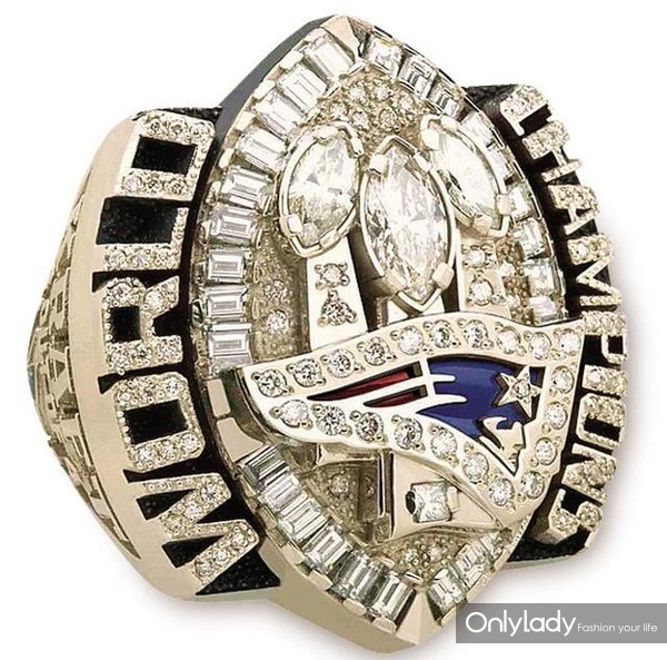 超级碗布雷迪全部戒指,超级碗冠军戒指和nba戒指