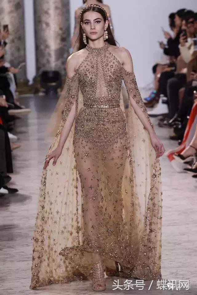 eliesaab2023春夏高定秀,eliesaab巴黎2019高级定制时装周