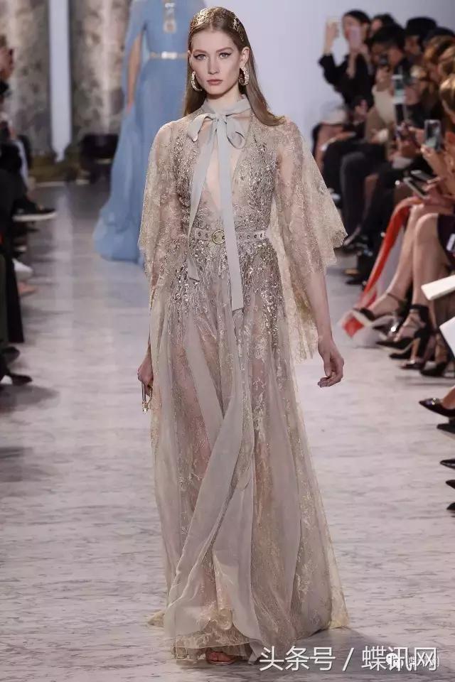 eliesaab2023春夏高定秀,eliesaab巴黎2019高级定制时装周