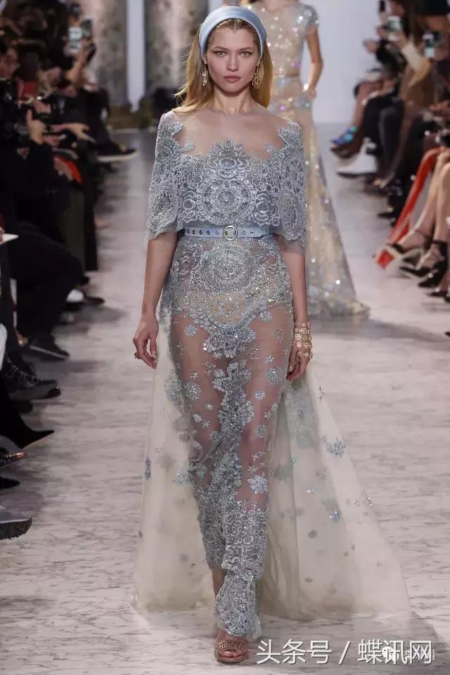eliesaab2023春夏高定秀,eliesaab巴黎2019高级定制时装周