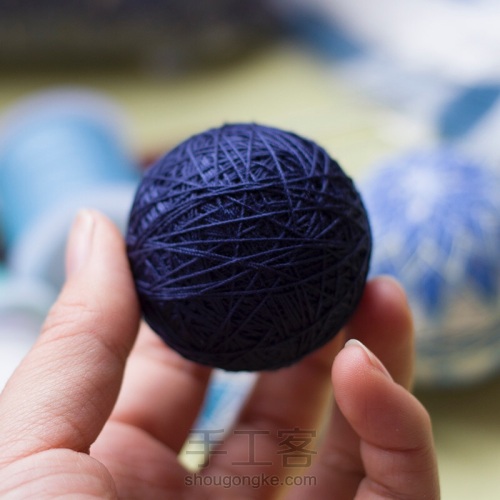 冰凌花手鞠球,手鞠球冰凌花教程