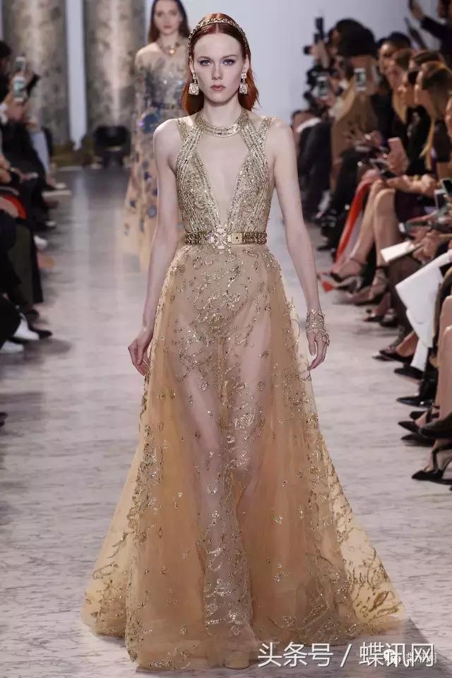 eliesaab2023春夏高定秀,eliesaab巴黎2019高级定制时装周