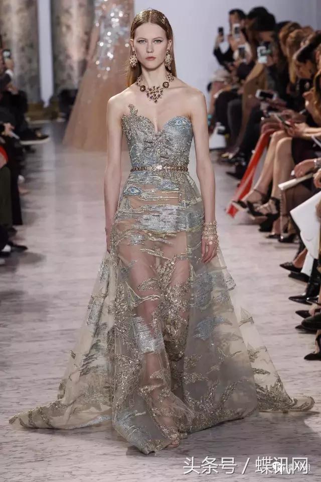 eliesaab2023春夏高定秀,eliesaab巴黎2019高级定制时装周