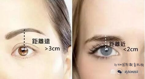 眉毛高好看还是低好看,眉毛低好看还是高好看