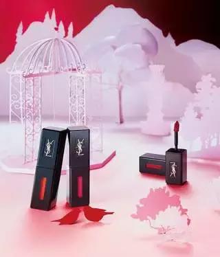 情人节ysl礼盒套装送女友,ysl圣罗兰七夕限定礼盒色号416