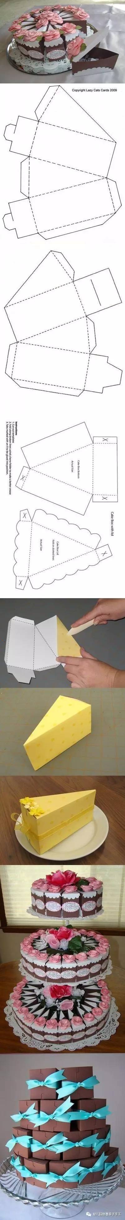 纸箱生日蛋糕手工制作幼儿园,幼儿生日礼物手工简单又漂亮蛋糕