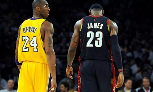 科比和詹姆斯全明星防守,科比詹姆斯对抗