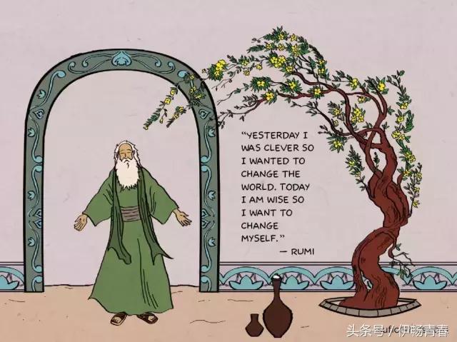 鲁米的经典语句图片,鲁米经典语录