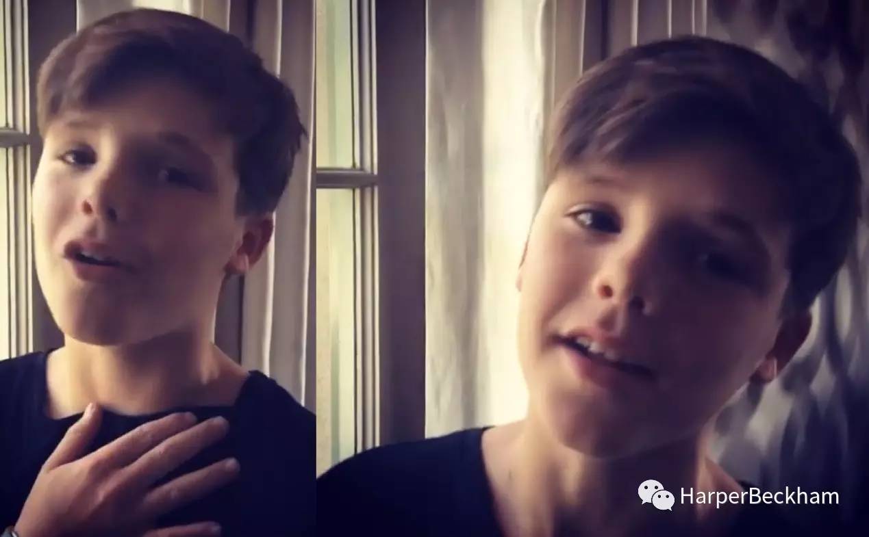 贝克汉姆小儿子“囧三”的华丽逆袭出道路