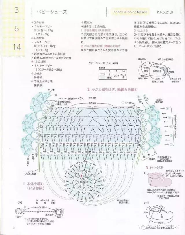钩针编织婴儿袜子图解步骤,钩针婴儿斜襟背心图解