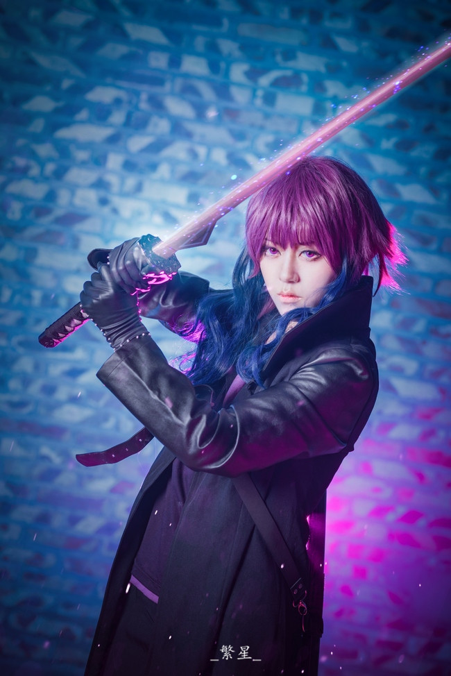 御芍神紫cos妆教程,御芍神紫cosplay漫展