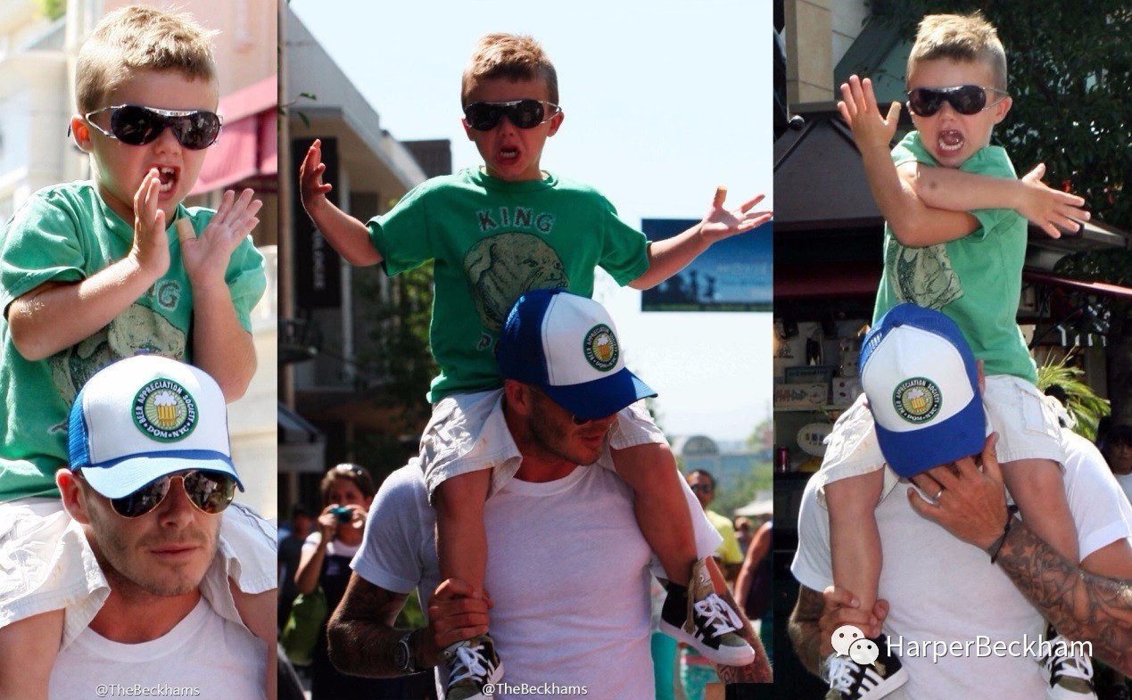 贝克汉姆小儿子“囧三”的华丽逆袭出道路