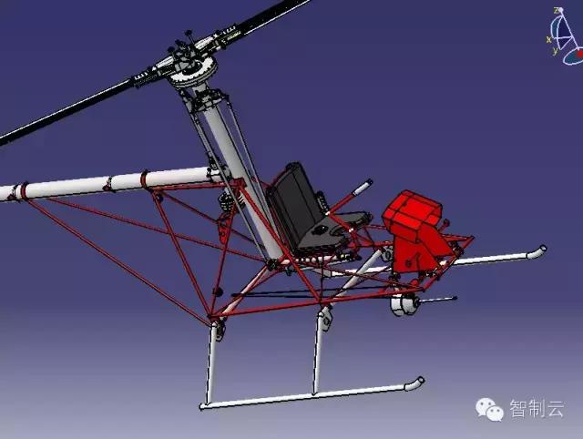 自制3d直升飞机图纸,自制直升飞机构造图解