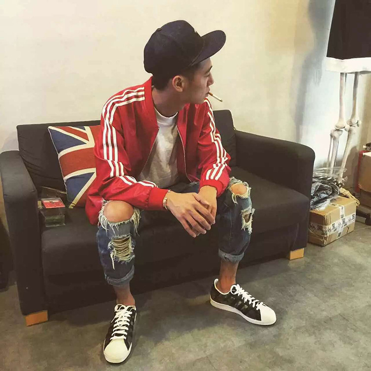 棒球衫穿搭秋冬,早春外套棒球衫情侣