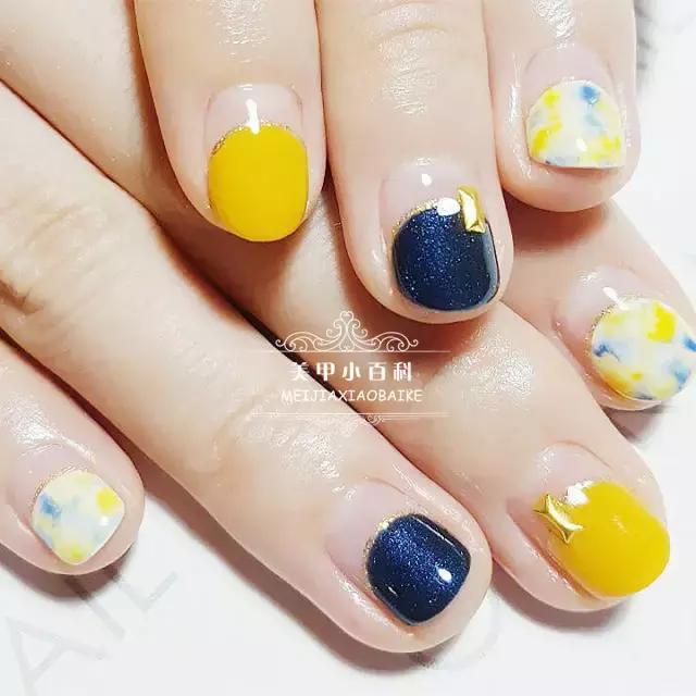 春天美甲2020显白小雏菊,春日小清新粉色系美甲