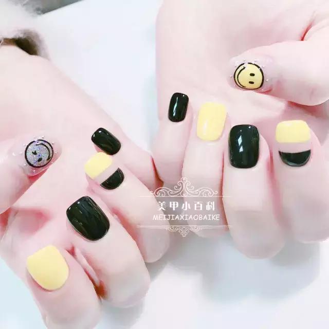 春天美甲2020显白小雏菊,春日小清新粉色系美甲