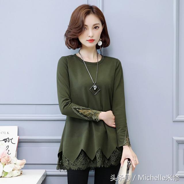 超流行的打底衫+长裤