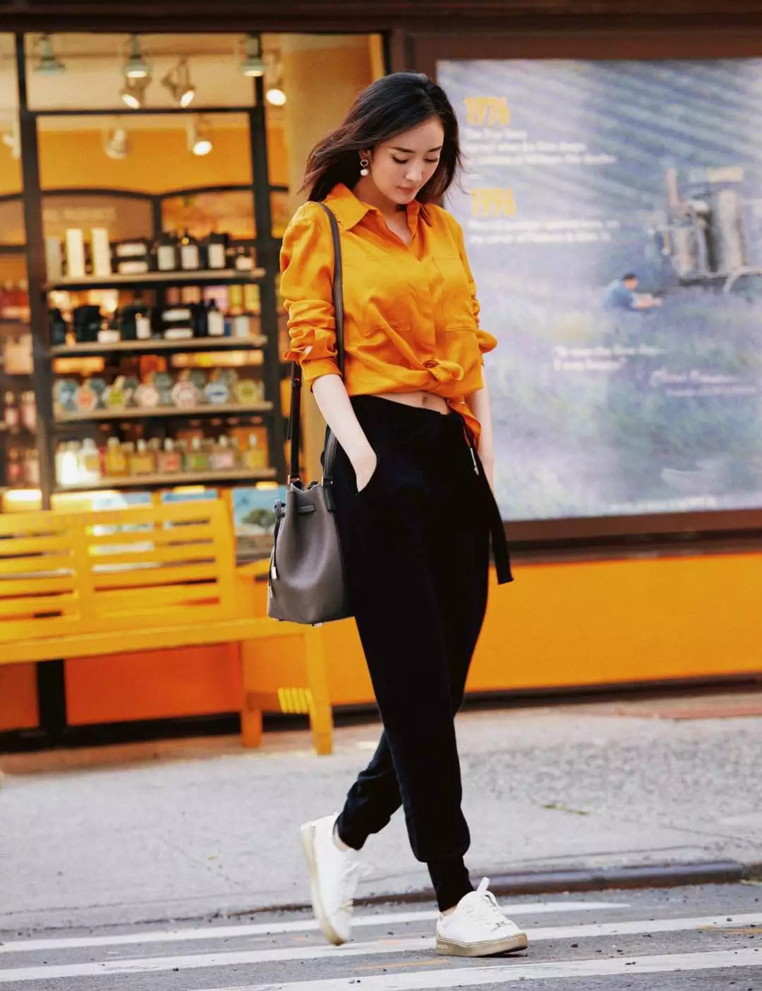 杨幂杨幂，越发的喜欢你了，尤其是看完这衣品