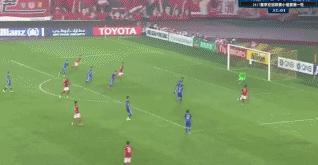 恒大中场角球0角度破门,广州恒大7-0香港东方全场录像