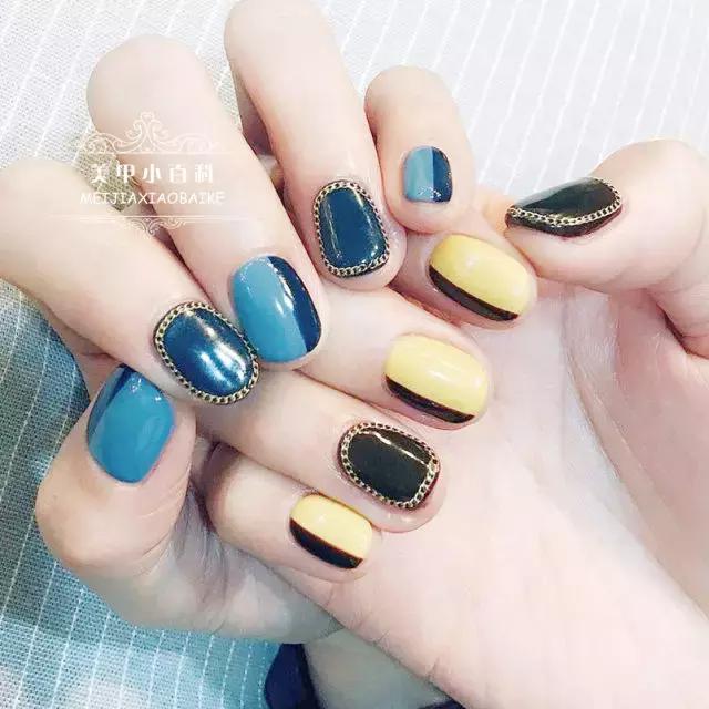 春天美甲2020显白小雏菊,春日小清新粉色系美甲