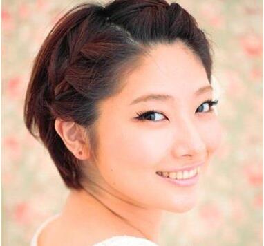 小学生短发扎丸子头简单霸气,9款适合短发女生的简单扎发图片