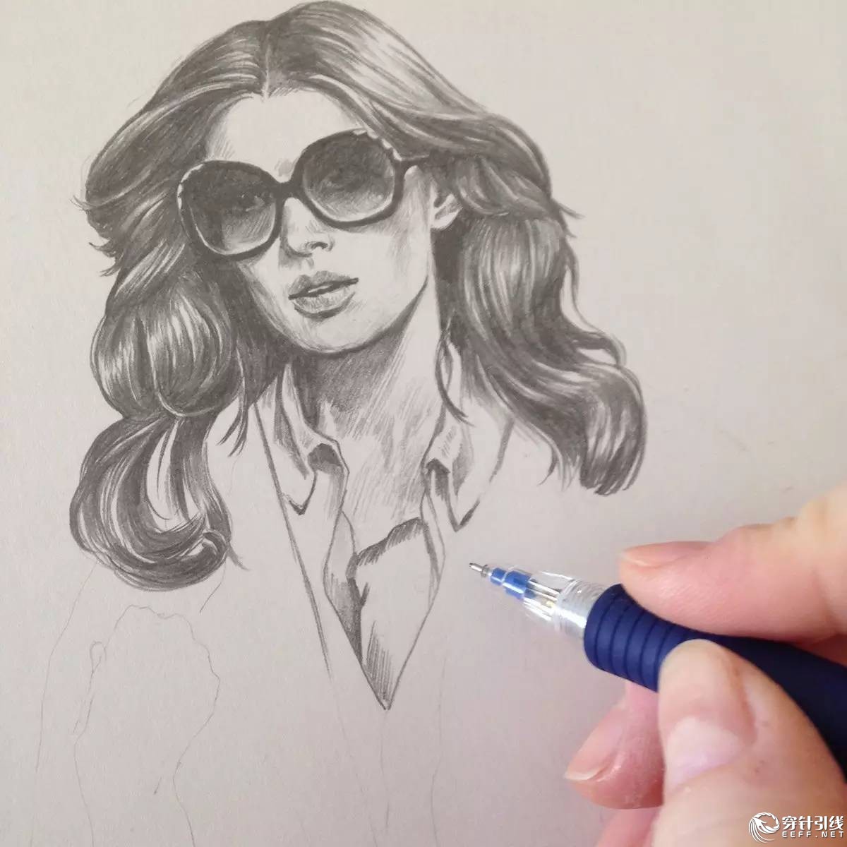 服装设计手绘时装,手绘时尚潮流服装