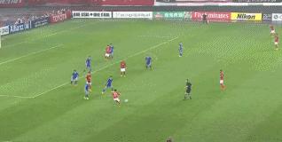 恒大中场角球0角度破门,广州恒大7-0香港东方全场录像