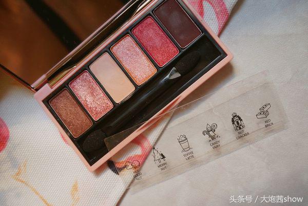 情人节七色眼影盘,纯色限定情人节八色眼影