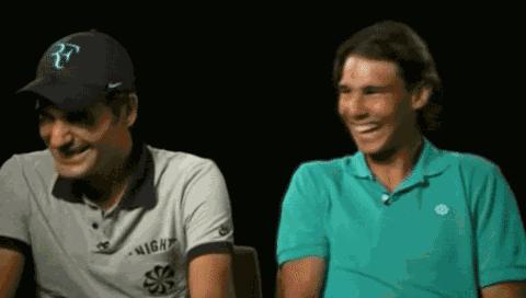 费德勒和纳达尔搭档双打神同步,费德勒跟德约科维奇比赛