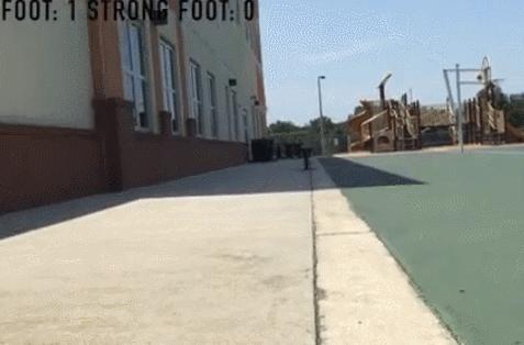 逆足脚练好了，左右开弓不是梦！