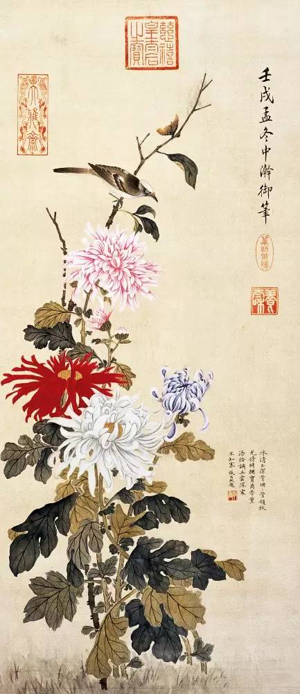 慈禧太后传世书画作品赏析，或为代笔！