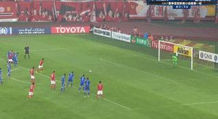 恒大中场角球0角度破门,广州恒大7-0香港东方全场录像