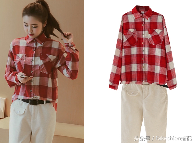 格子衬衫怎样搭配最时尚,格子衬衫应该怎么穿才好看