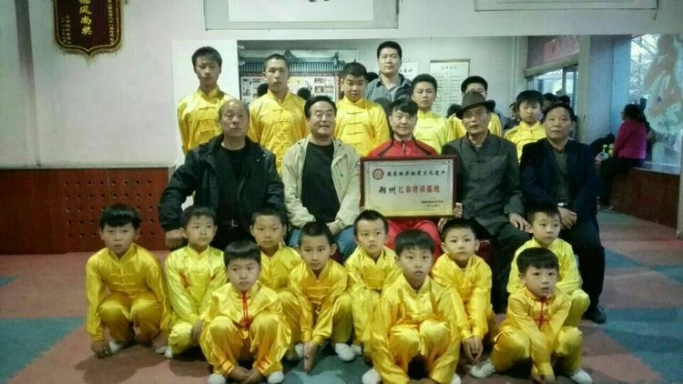 李震武术馆的学员,红拳李震