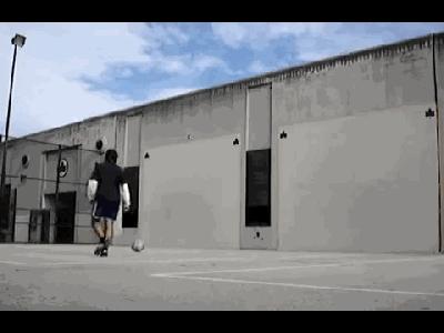 6-12岁足球球感训练足球基本技术,足球对墙训练