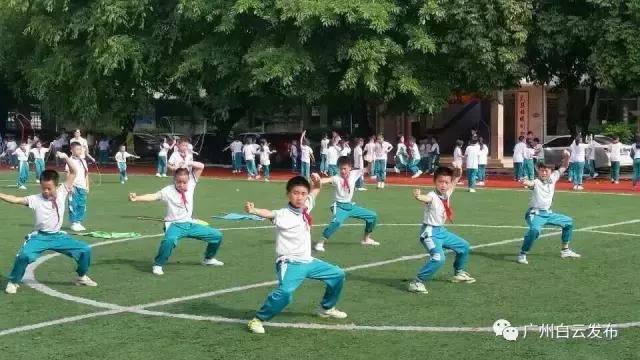 白云区小学大课间展示,白云七中大课间