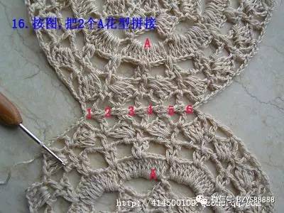 韩版复古钩花镂空针织马甲教程,韩版横织马甲图解